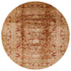 Ahgly Company Indoor Round Mid-Century Modern Area Rugs, 5' Round