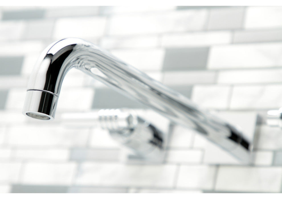 KS6051ML Wall Mount Tub Faucet, Polished Chrome