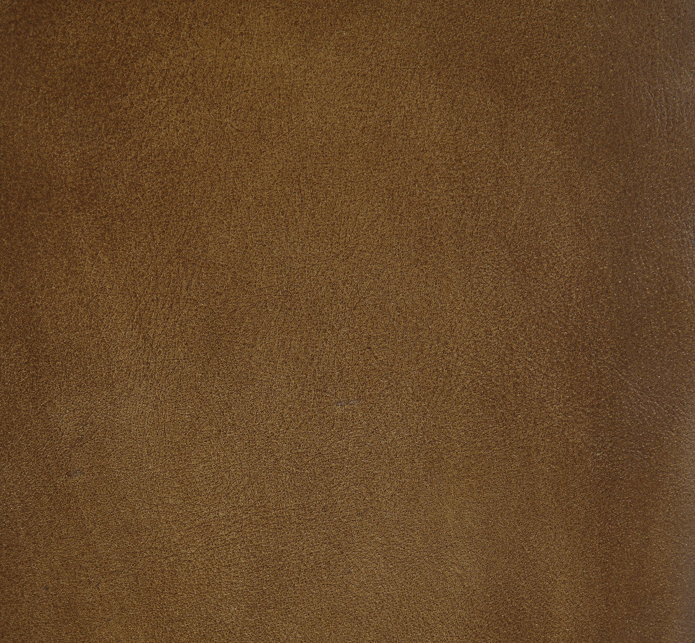 Acme Alsey Bar Chair 1PC Saddle Brown Top Grain Leather