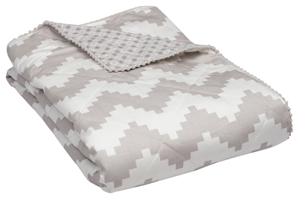 Quilted Comforter, Aztec Chevron