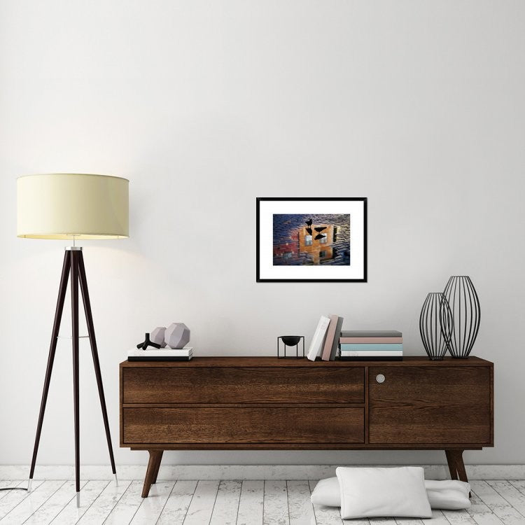 "Pigeons" Framed Digital Print by Allan Wallberg, 26"x20"