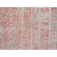 Rose Pink, Wool and Art Silk, Jacquard Hand Loomed, Runner Rug, 2'6"x8'0"