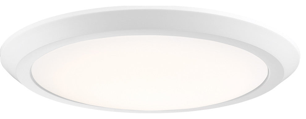 Quoizel VRG1616W Flush Mount, White Lustre Finish