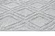Chloe Diamond Area Rug, Grey, 6' X 9'
