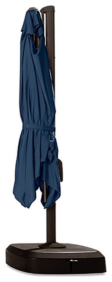 Portofino Comfort Sunbrella Outdoor Patio 10ft Resort Umbrella, Laguna Blue