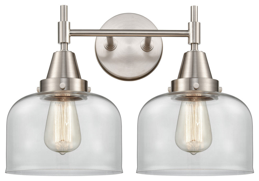 INNOVATIONS LIGHTING 447-2W-SN-G72-LED Caden 2 Light 17 inch Bath Vanity Light