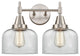 INNOVATIONS LIGHTING 447-2W-SN-G72-LED Caden 2 Light 17 inch Bath Vanity Light