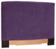 Bella Twin Slipcovered Headboard, Eggplant