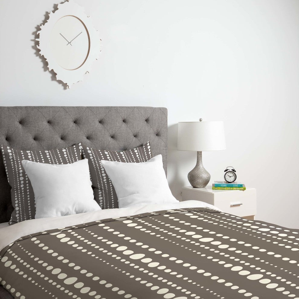 Deny Designs Heather Dutton Bestrewn Stone Duvet Cover - Lightweight