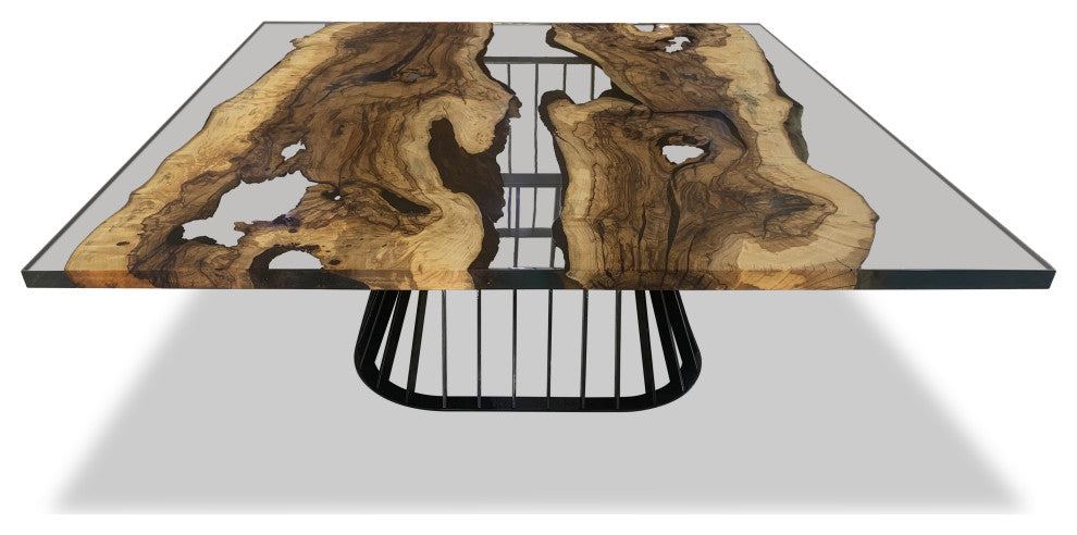 Ladon Square Dining Table, 8 Seater
