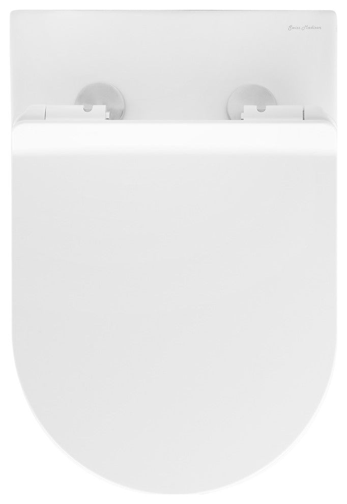 Cascade Back-to-Wall Elongated Toilet Bowl