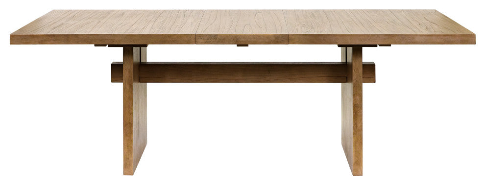 Coastal Wood Kitchen Table, Dining Table, Rectangular Table, Office Table, Brown