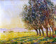 Claude Oscar Monet Willows at Sunset, Gallery Wrapped Canvas Print, 20"x25"