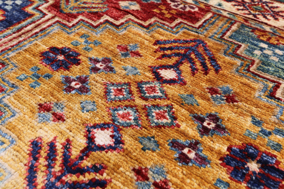 3' 3" X 4' 10" Khorjin Super Kazak Handmade Rug - Q12693