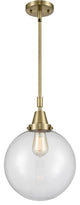 Innovations Lighting 447-1S-AB-G202-10-LED Beacon 1 Light 10" Mini Pendant