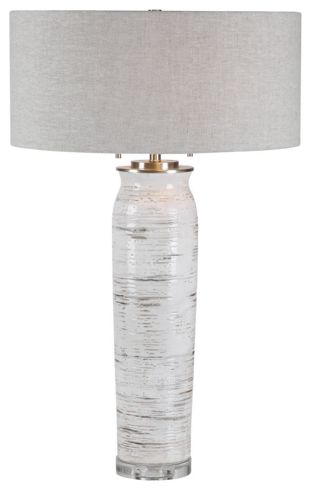 Uttermost Lenta White Table Lamp