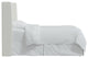 Full Wingback Headboard, Milano Snow