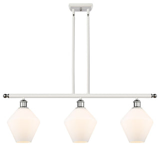 Innovations Cindyrella LED Island Light 516-3I-WPC-G651-8-LED, White and Chrome