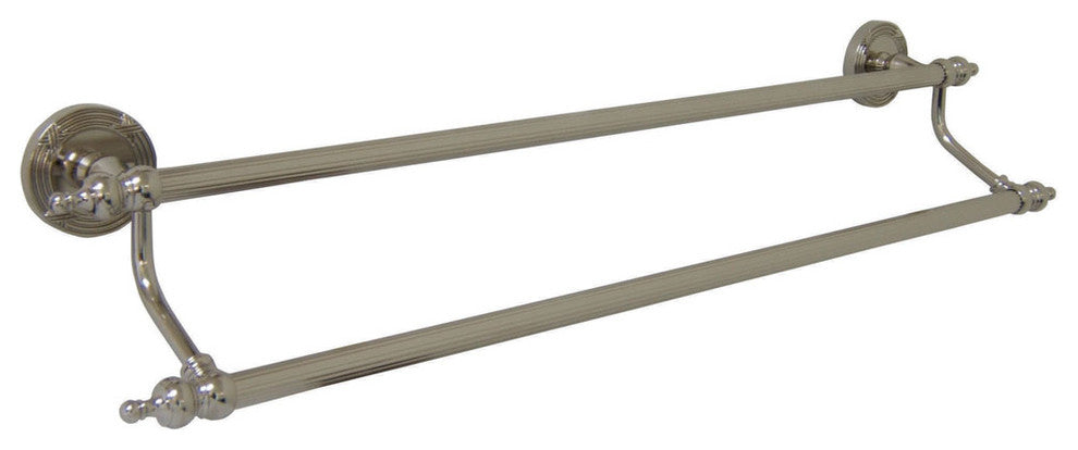 Kingston Brass Polished Nickel Templeton 24" Dual Towel Bar BA9913PN