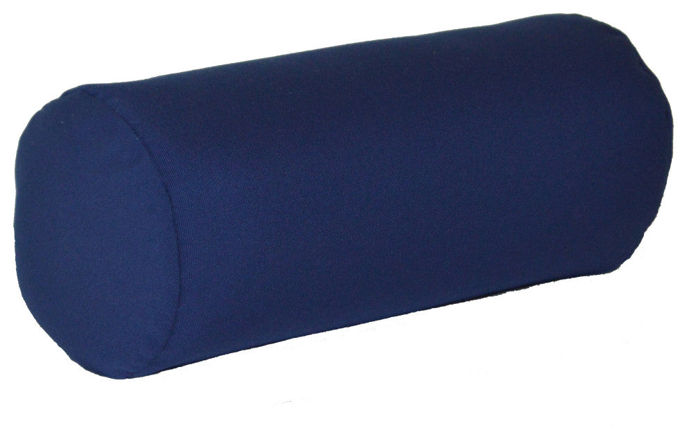 Bolster Pillows, Navy Blue, 7" X 18"