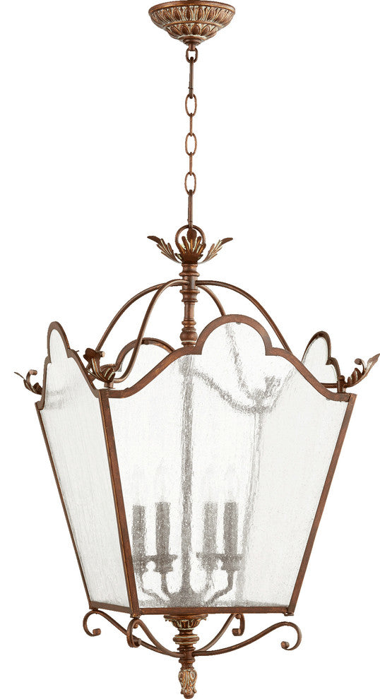 Quorum Salento 4-Light Entry Light, Vintage Copper