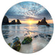 Beautiful Porthcothan Bay, Seashore Disc Metal Artwork, 38"