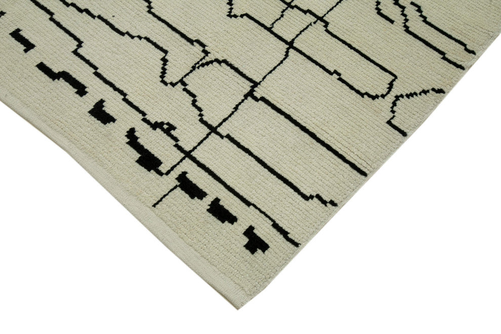 Rug N Carpet - Handmade Decorative 6' 1'' x 9' 10'' Moroccan Area Rug