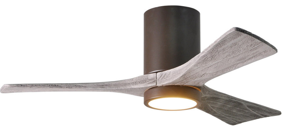 Matthews Fan Irene-3HLK With Lighting Kit, Textured Bronze, 42", Barn Wood