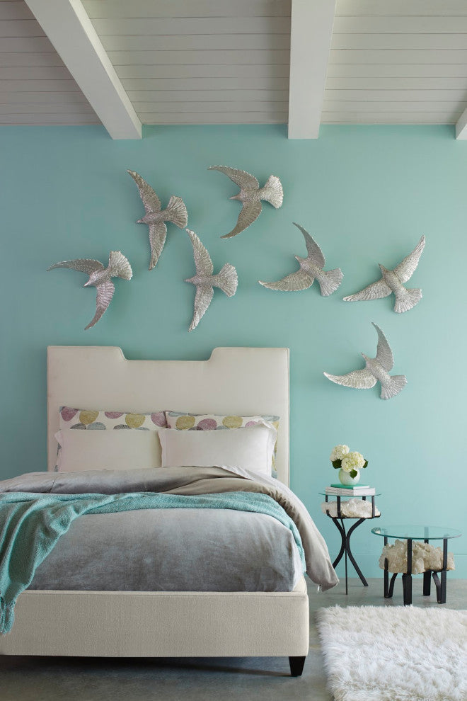Dove Wall Art, Silver Leaf A