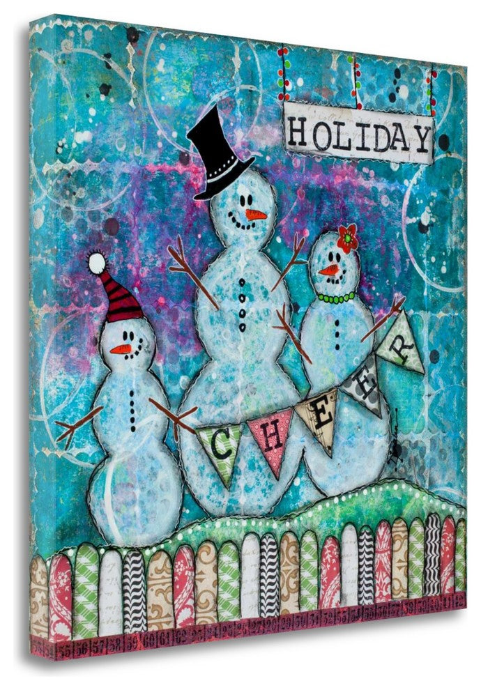 "Holiday Cheer" By Denise Braun, Giclee Print on Gallery Wrap Canvas