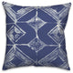 Indigo Diamonds 18x18 Spun Poly Pillow