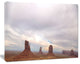 Monument Valley Panorama, Landscape Canvas Art Print, 20"x12"