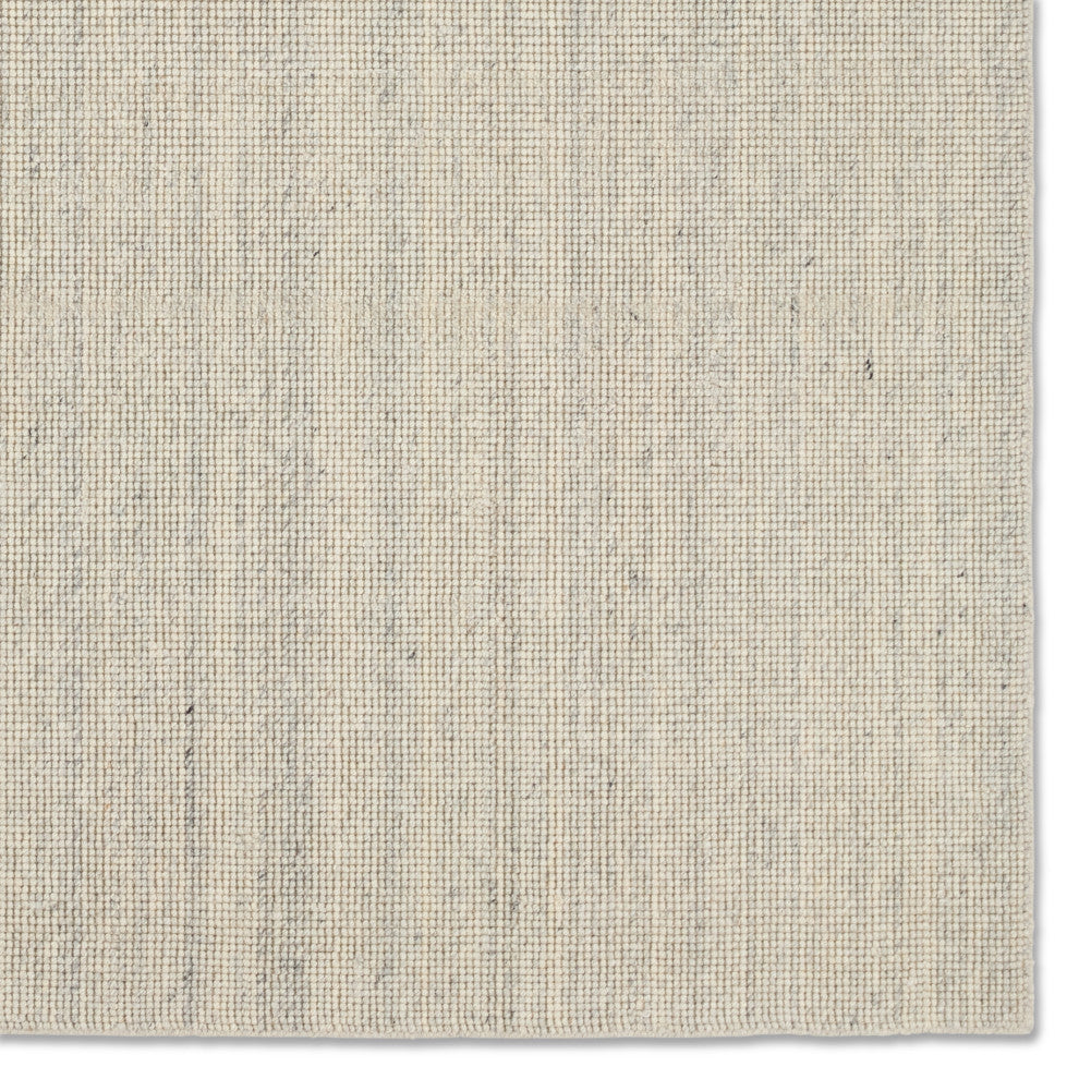 Jaipur Living Mere RNE03 Handmade Solid Ivory Area Rug, 8'6"x11'6"
