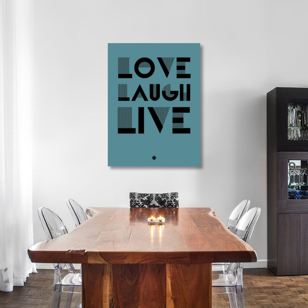 "Love Laugh Live Poster 4" Fine Art Print