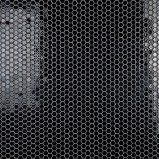 Metro Hex Matte Porcelain Mosaic Floor and Wall Tile, Black