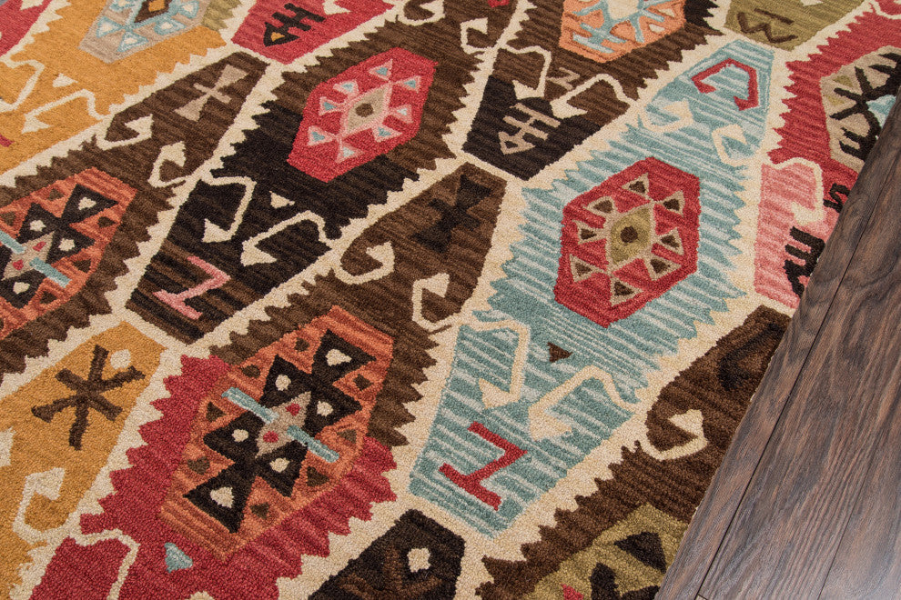 Tangier Hand-Hooked Rug, Multi, 7'6"x9'6"