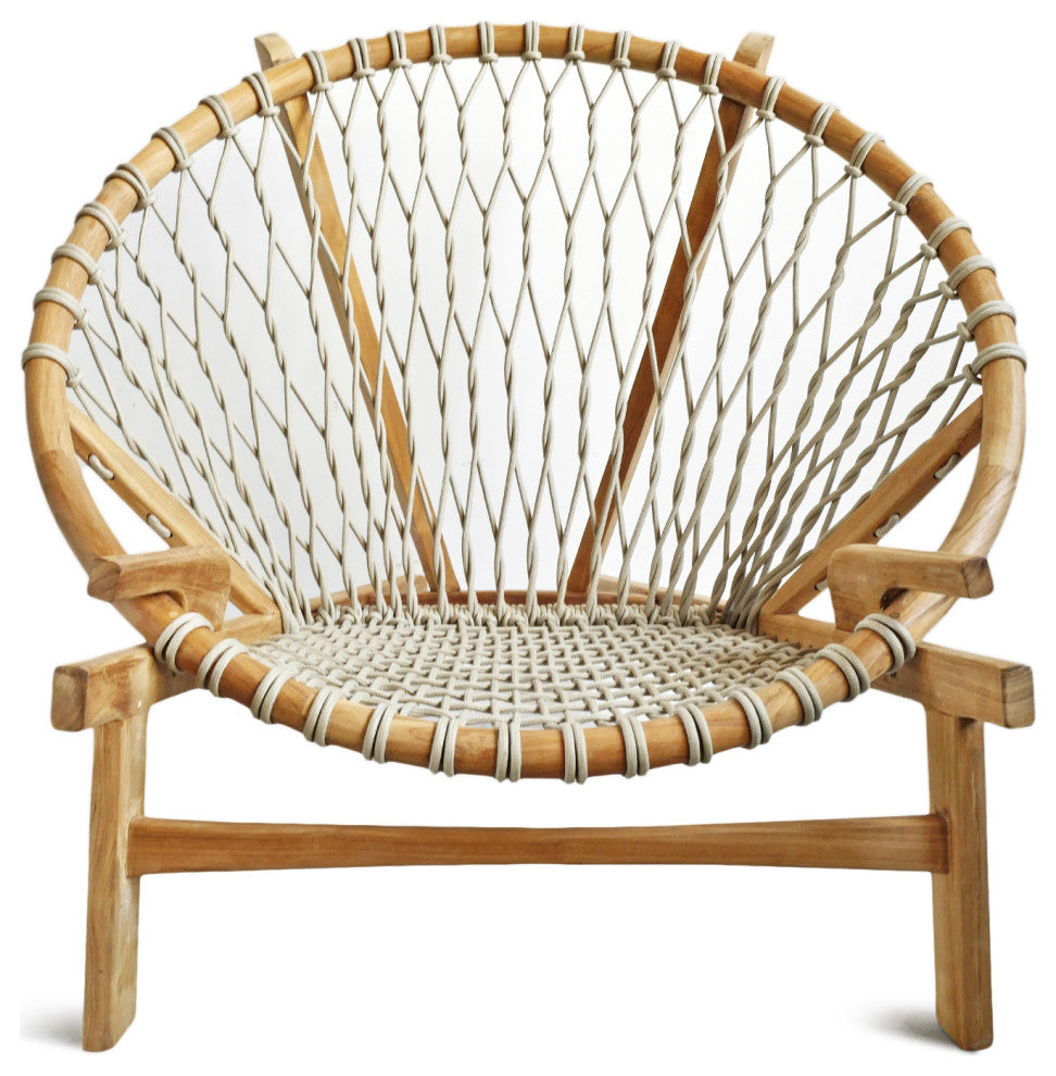 Outdoor Mayan Sunset Rope Chair