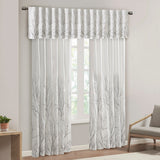 Madison Park Andora Embroidered Faux Silk Window Panel