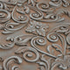 Cypress Iron Rust Matte Finish 16"x 24" Hand Made Metal Mural Tile