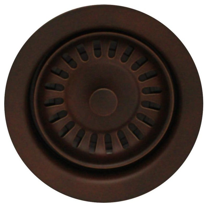 3 1/2" Waste Disposer Trim With Matching Basket Strainer for Deep Fireclay Sinks