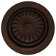 3 1/2" Waste Disposer Trim With Matching Basket Strainer for Deep Fireclay Sinks