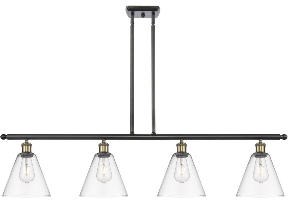 Innovations 516-4I-BAB-GBC-82 4 Light Island Light, Black Antique Brass