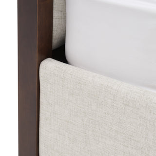 Modrest Manhattan Contemporary Canopy Cherry Bed, Eastern King