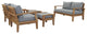 Marina 5 Piece Outdoor Patio Teak Set