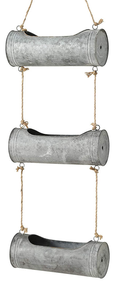 Becky Rope and Cylinder Bin Multi Plant Vertical Hanger