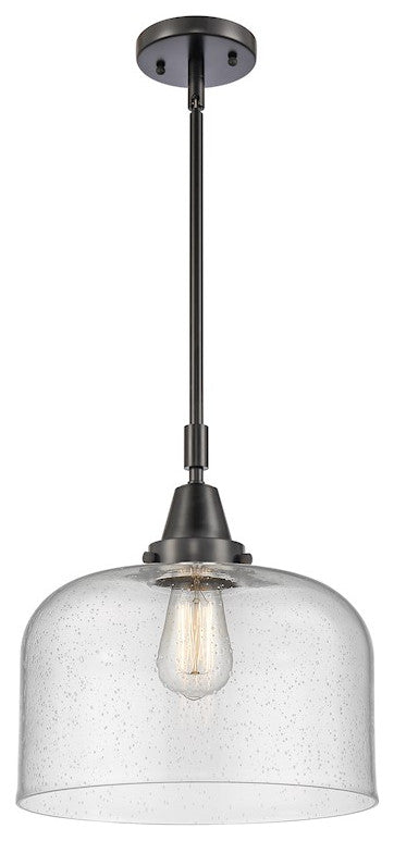 INNOVATIONS LIGHTING 447-1S-BK-G74-L-LED Bell Mini Pendant