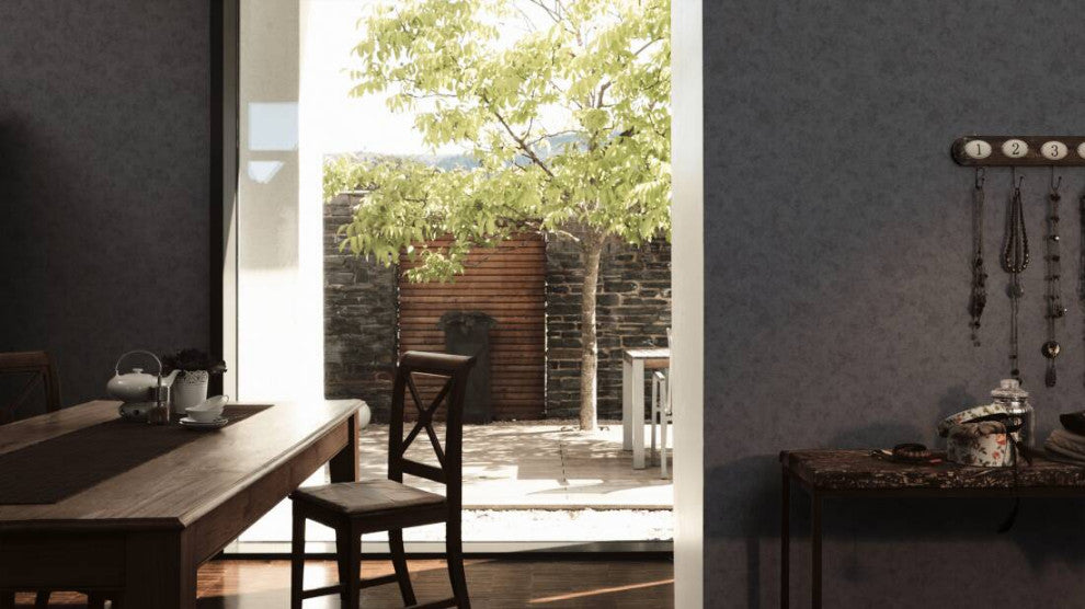 Textured Wallpaper Faux Featuring Plaster Wall, 116093