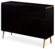 Black and Gold Zen Modern Asian Yuan Sideboard Cabinet