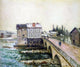 Alfred Sisley The Pont at Moret in Winter, 20"x25" Wall Decal