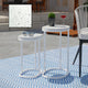Barking Terrazzo Outdoor Nesting Tables 2-Piece Set